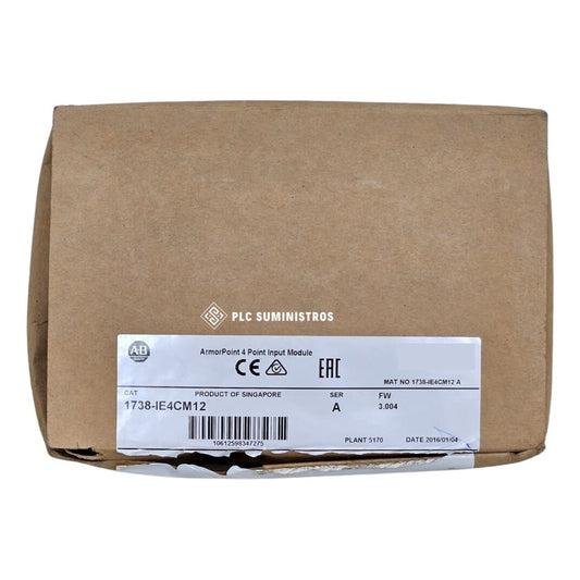 Allen-bradley 1738-ie4cm12 Armorpoint 4 Point Input