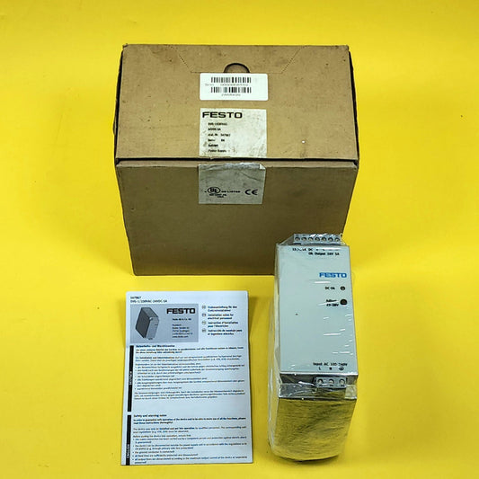 Festo Svg-1/ 230vac-24vdc - 5a Fuente De Alimentación. Nuev