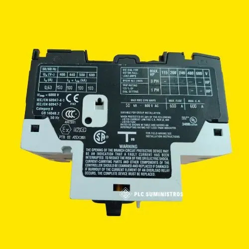 Moeller Pkzm0-6.3 Guardamotor - Moeller 50hz-60hz