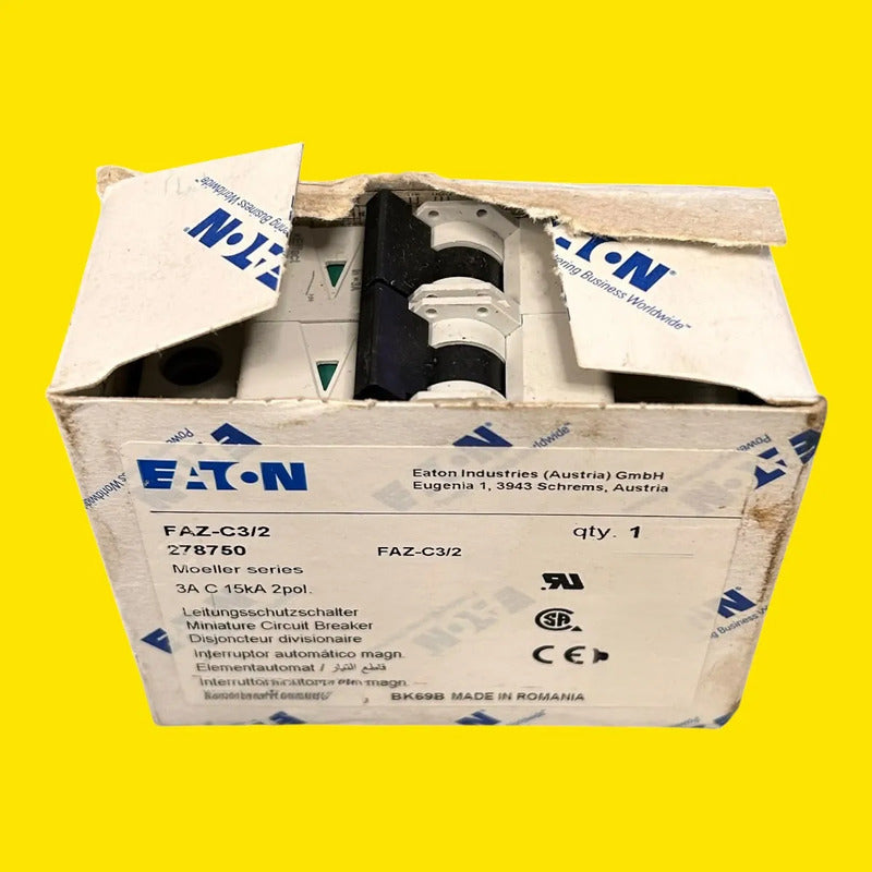Eaton Faz-c3/2 Interruptor Termomagnético Bipolar 3a