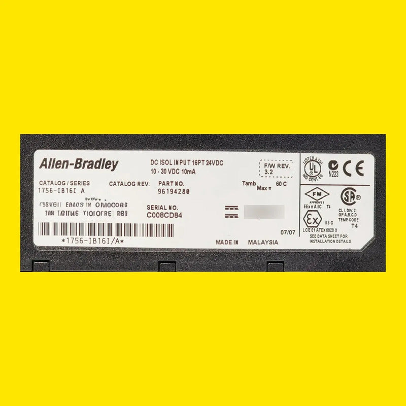 Allen-bradley 1756-ib16i Modulo Entrada Digital Plc