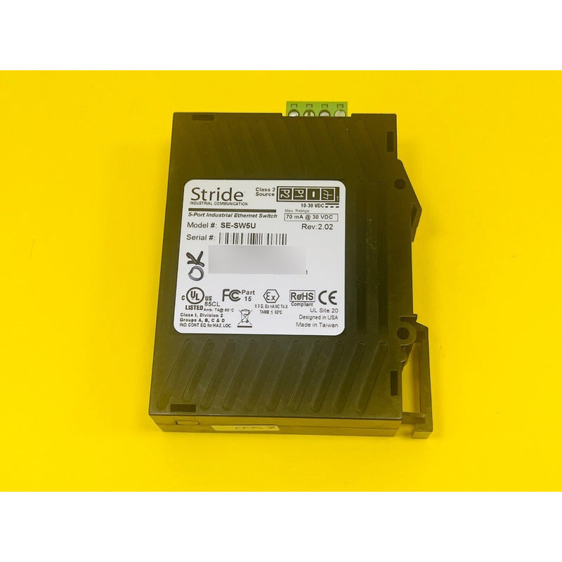 Stride Se-sw5u, 5-port-industrie-ethernet-switch 30vdc 70ma