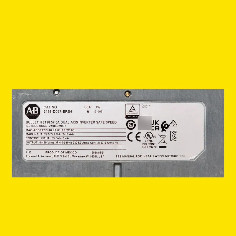 Servo Drive Allen-bradley 2198-d057-ers4 Kinetix Plc Indus