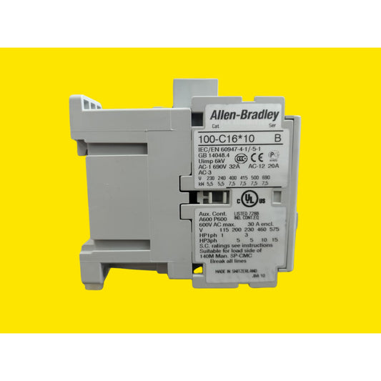 Allen-bradley 100-c23ej01 Contactor Bulletin 100