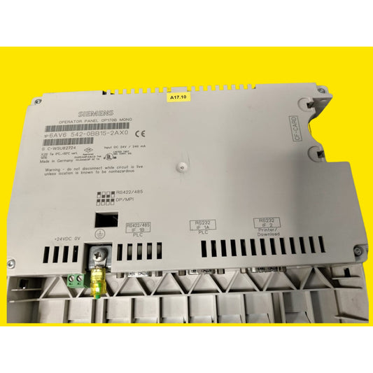 Siemens 6av6 542-0bb15-2ax0 Simatic