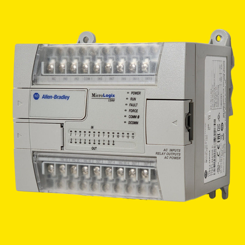 Plc Allen Bradley 1762-l24awa Micrologix 1200 24 I/o 120v