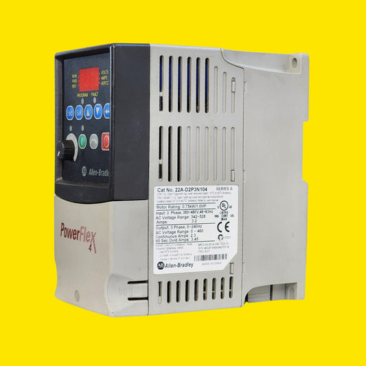 Allen Bradley 22a-d2p3n104 Variador Powerflex 4 1.0hp 3f