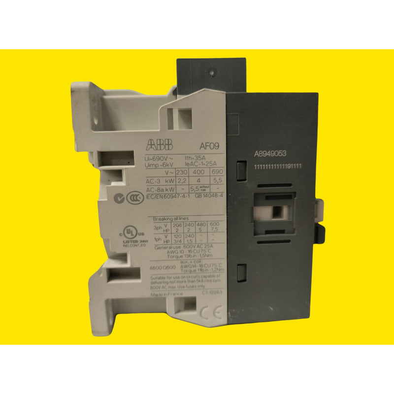Abb Af09-30-10-14 Contactor Trifasico