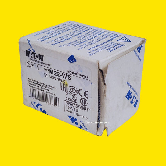 Eaton Moeller Botón Con Llave M22-wsq Negro Y Plateado