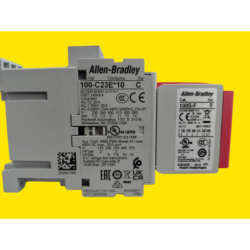 Allen-bradley 100s-c23ej32bc Contactor De Seguridad