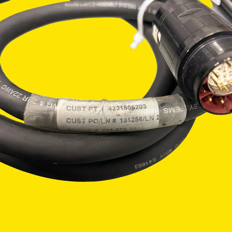 Atlas Copco 4231506203 Cable De Interconexión Industrial 3m Negro