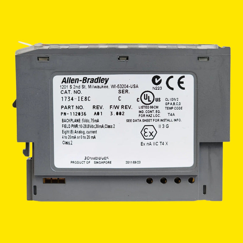 Allen-bradley 1734-ie8c Módulo 8 Entradas Analógicas