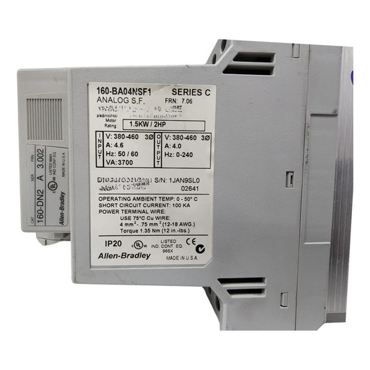 Allen-bradley 160-ba04nsf1 Controlador De