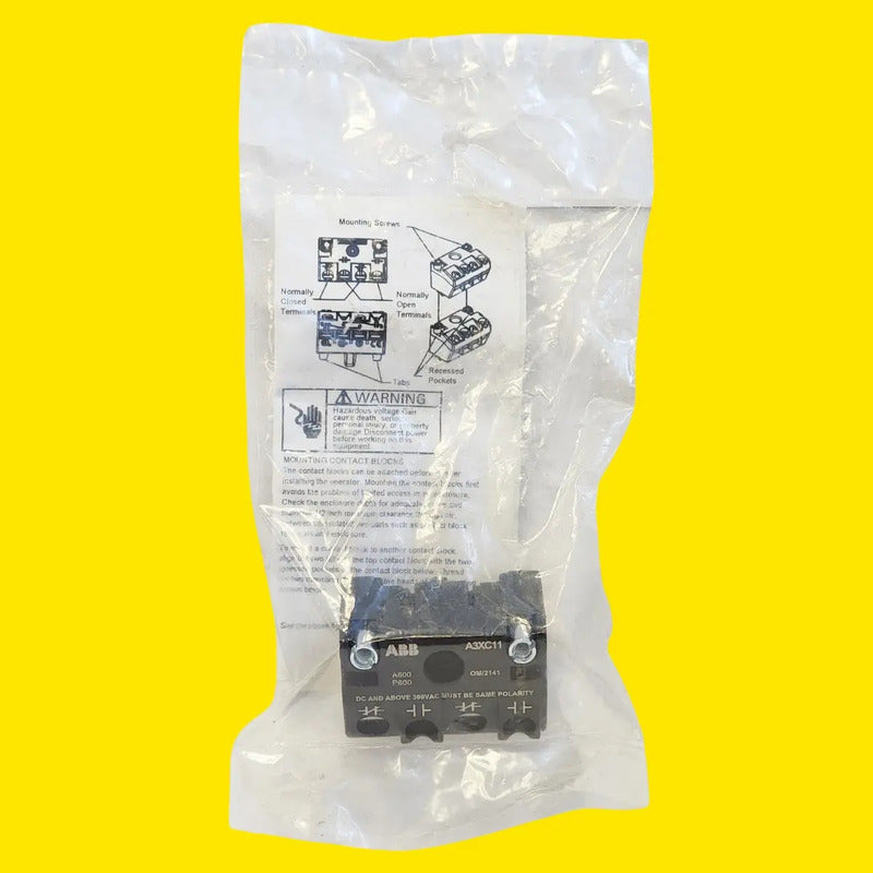 Bloque Auxiliar Abb A3xc11 1sqa009498r0001 Original