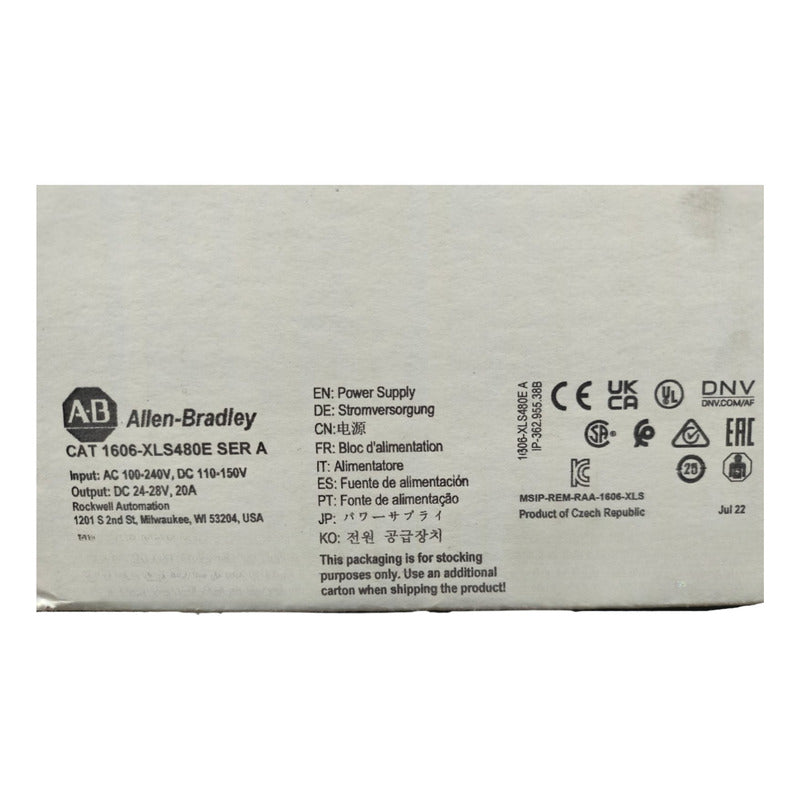 Allen-bradley 1606-xls480e Fuente De Alimentación, 24-28vdc