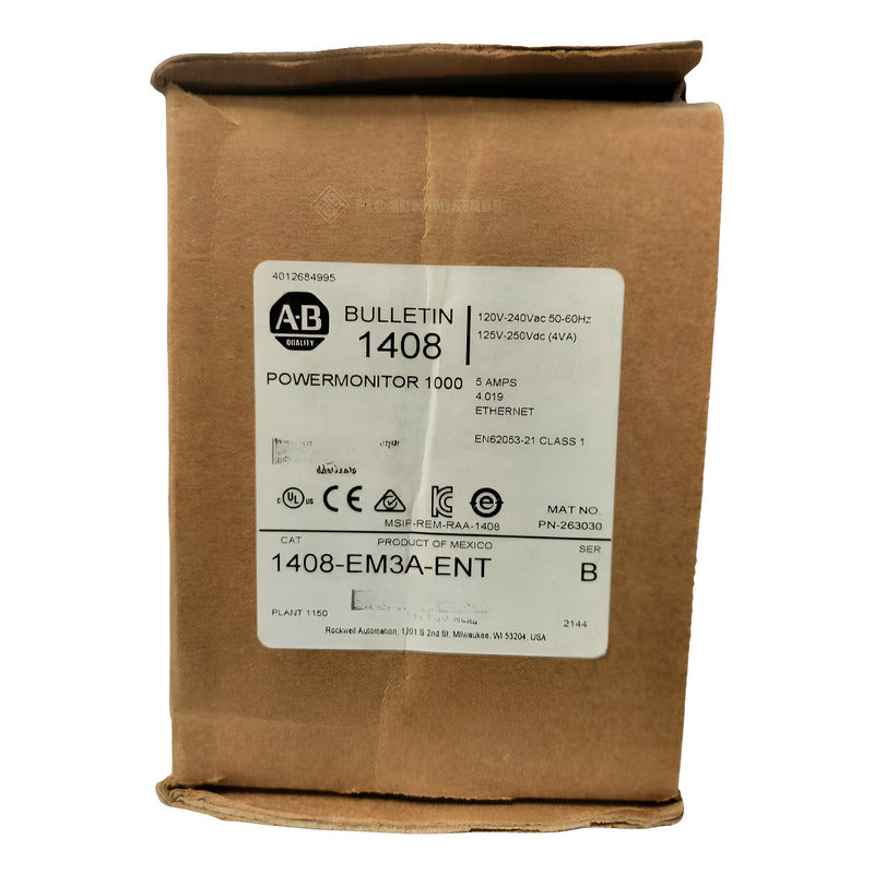 Allen Bradley 1408-em3a-ent Powermonitor 1000