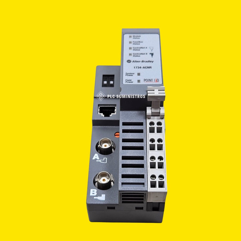 Allen Bradley 1734-acnr Point I/o 24vdc Controlnet Adapter