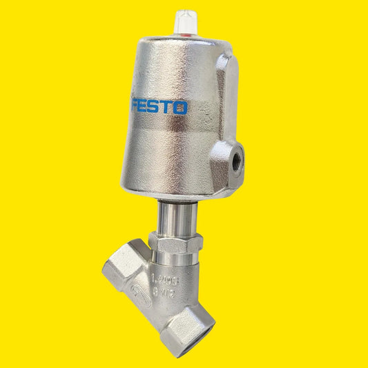 Válvula De Asiento Inclinado Festo Vzxf 1002512 G1/2 Acero