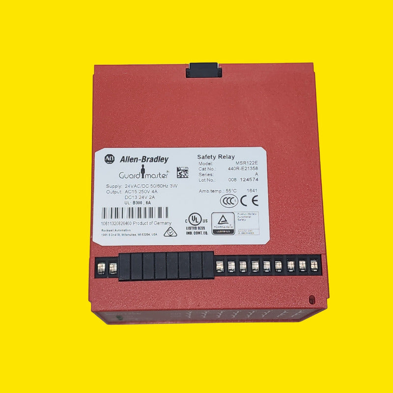 Allen Bradley - Allen-bradley 440r-e21358 Relé De Seguridad