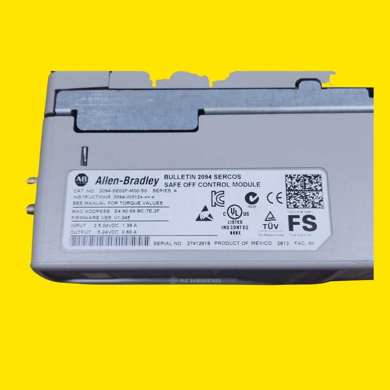 Allen Bradley 2094-bm02-m Módulo De Alimentación Kinetix,