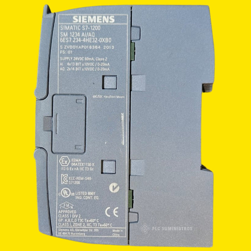 Siemens Sm 1234 Ai/aq 6es7234-4he32-0xb0