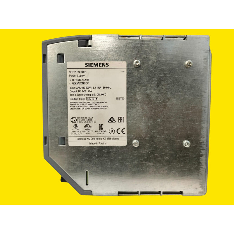 Siemens Sitop Psu300s Power Supply 6ep1436-2ba10.