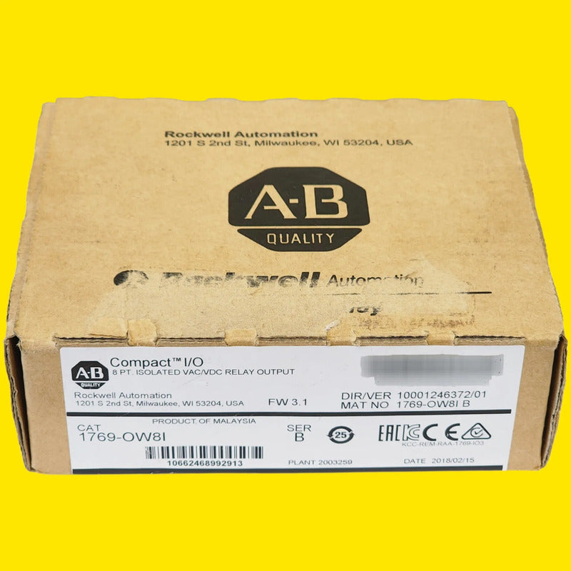 Allen Bradley 1769-ow8i Modulo Salida Rele 8 Pt Aislado