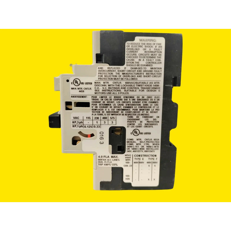 140m-c2e-b40 Allen-bradley Interruptor Guardamotor 2.5-4a