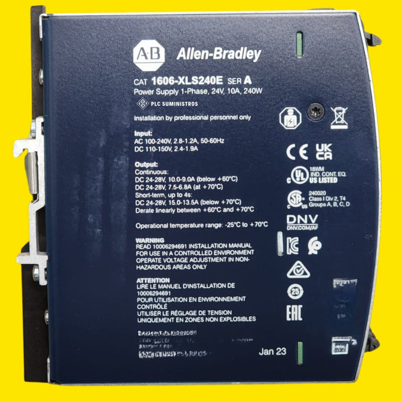 Allen-bradley 1606-xls240e Fuente De Alimentación Plc 24-28v