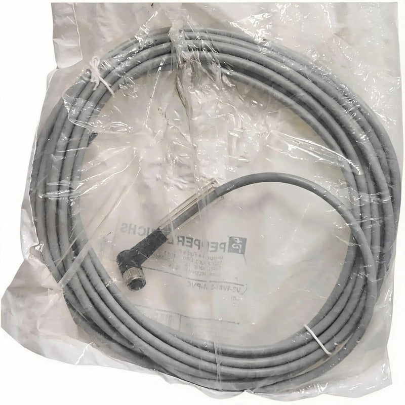 Pepperl+fuchs V3-wm-5m-pvc Conector M8 Hembra Cable 5m Negro