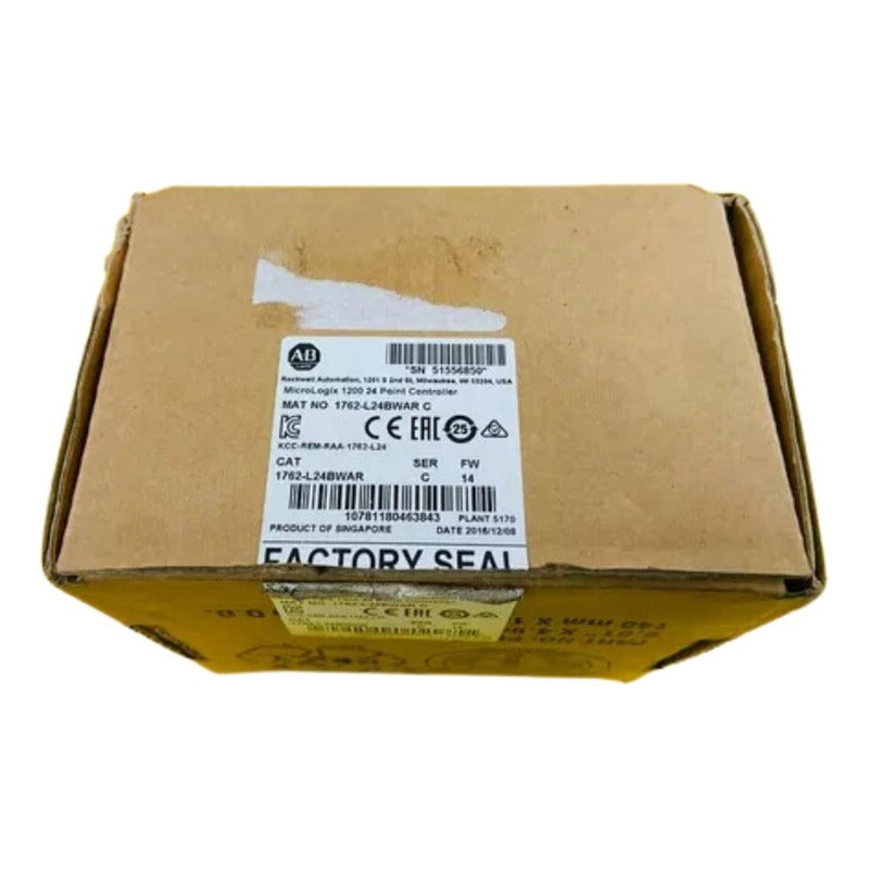 Allen Bradley Ser C Rev H Micrologix 1200 24p 1762-l 24 Bwar