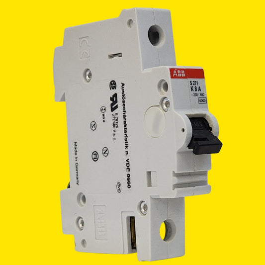 Abb S271-k8a Interruptor Automático 1 Polo 8a 230/400v Din
