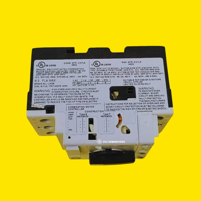 Allen-bradley 140m-c2t-b63  Guarda Motor 50 Hz-60hz