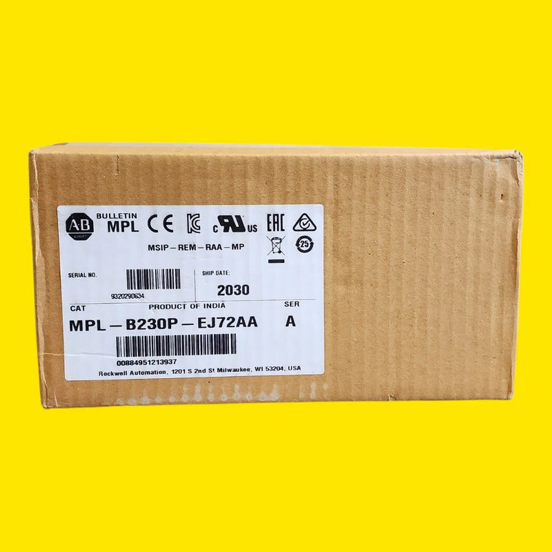 Allen Bradley Mpl-b230p-ej72aa Servo Motor