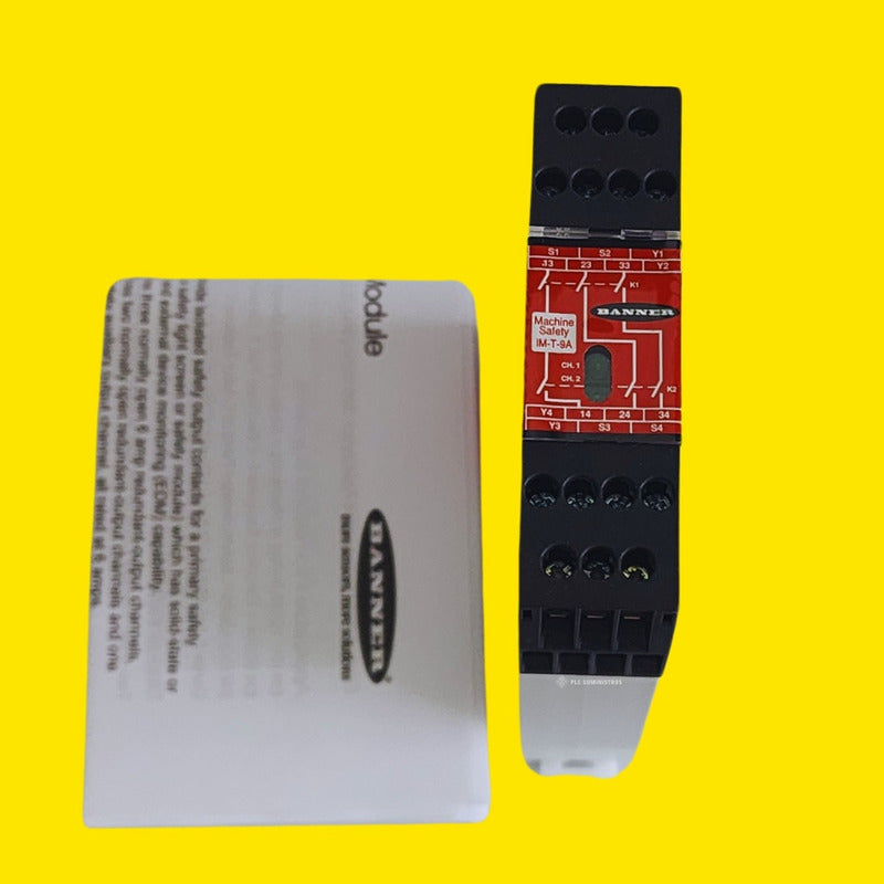 Módulo Relé De Seguridad Banner Im-t-9a