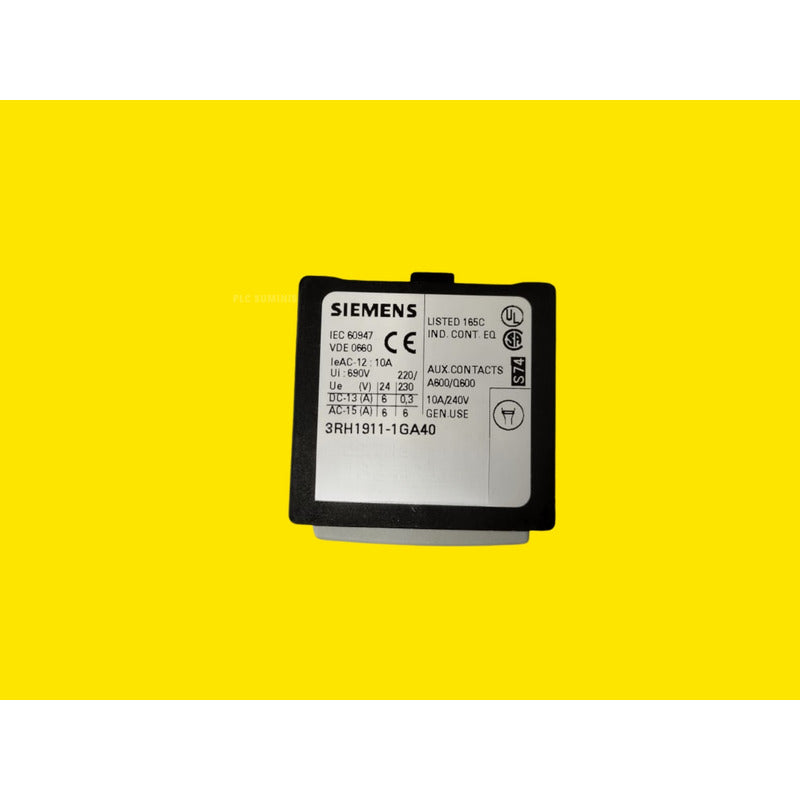 Siemens Bloque De Contactos Auxiliares 3rh1911-1ga40