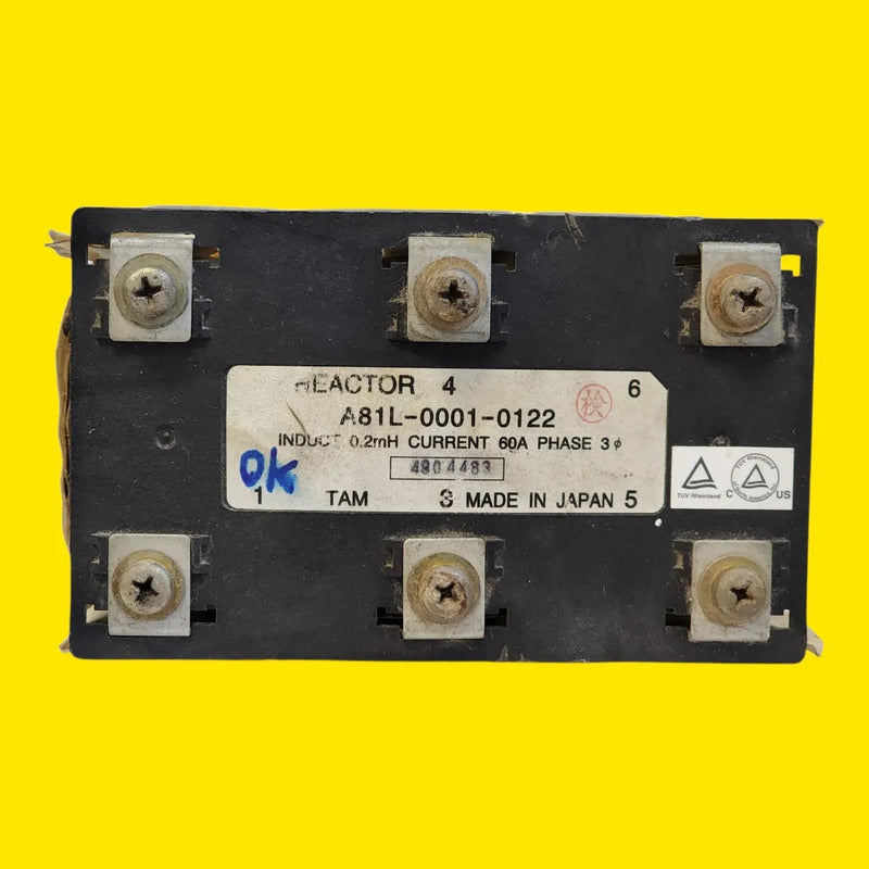 Fanuc A81l-0001-0122 Reactor Trifásico Industrial 60a