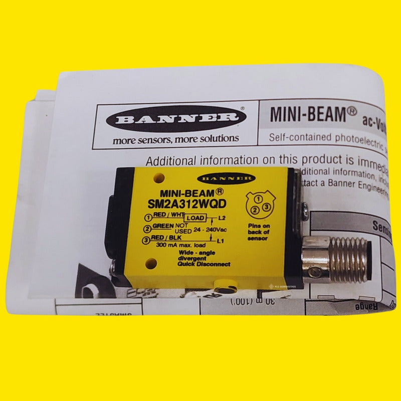 Banner Sm2a312wqd Sensor Fotoelectrico 26893