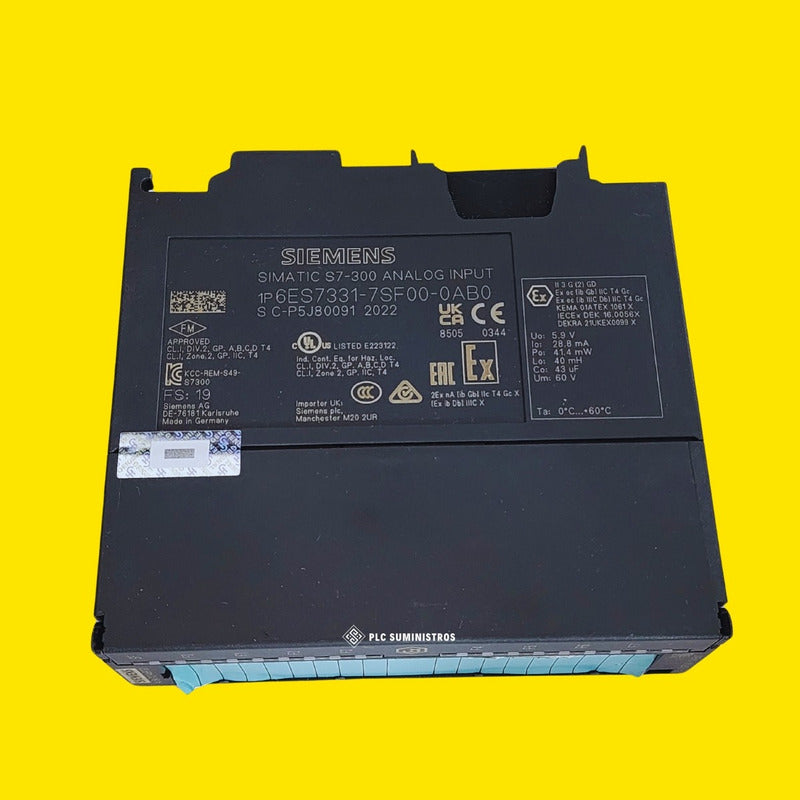 Siemens 6es7 331-7sf00-0ab0 Módulo De Entrada Analógica