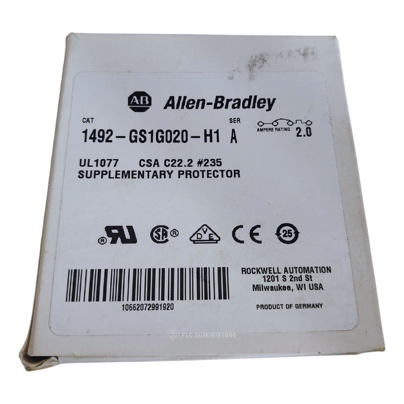 Allen Bradley 1492-gs1g020-h1 Ser A