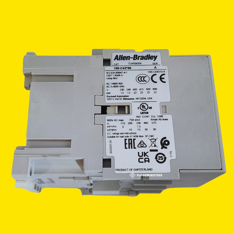 Allen Bradley Contactor 100-c43d10
