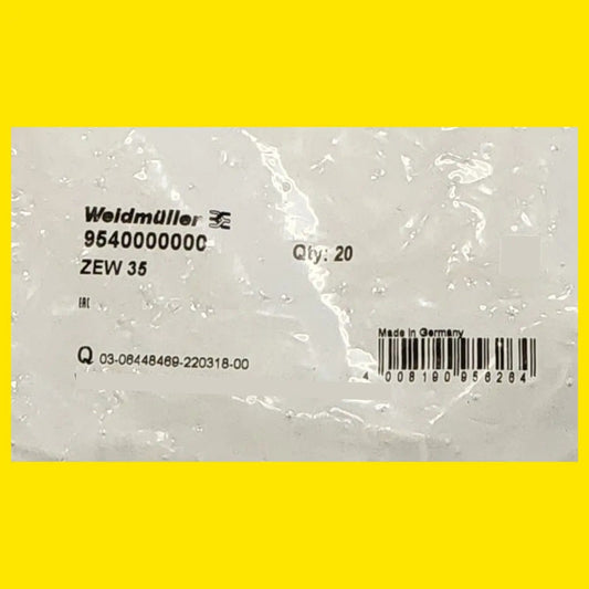 Bornera Weidmuller Zew 35 9540000000 Riel Din