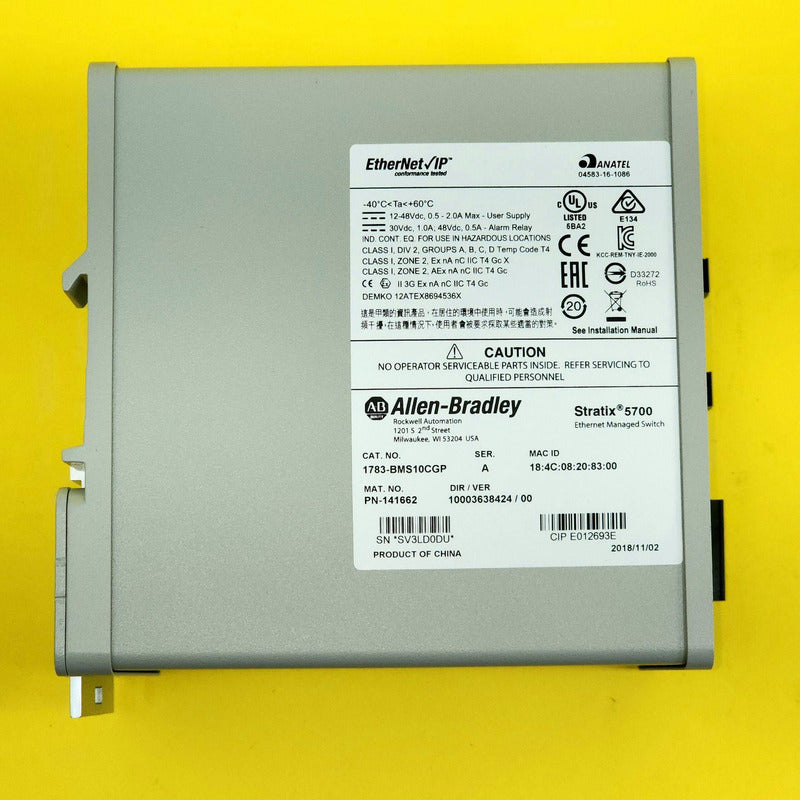 Allen Bradley 1783-bms10cgp Stratix 5700 10 Puertos. Usado