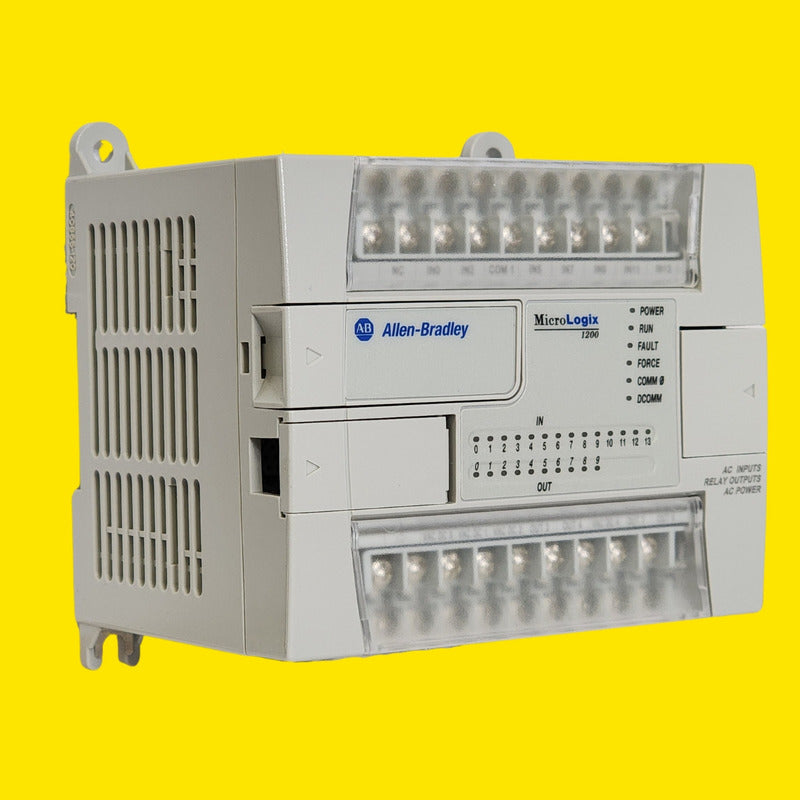 Plc Allen Bradley 1762-l24awa Micrologix 1200 24 I/o 120v