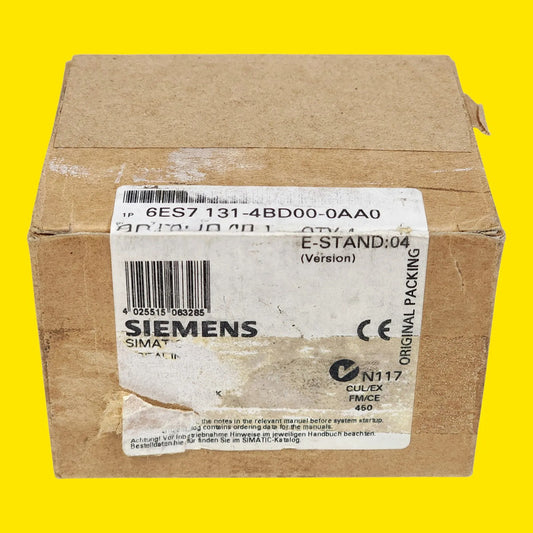 Siemens 6es7 131-4bd00-0aa0 24vdc Módulo 4 Entradas