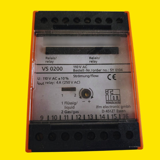 Ifm Efector Vs0200 Control Monitor Electrico