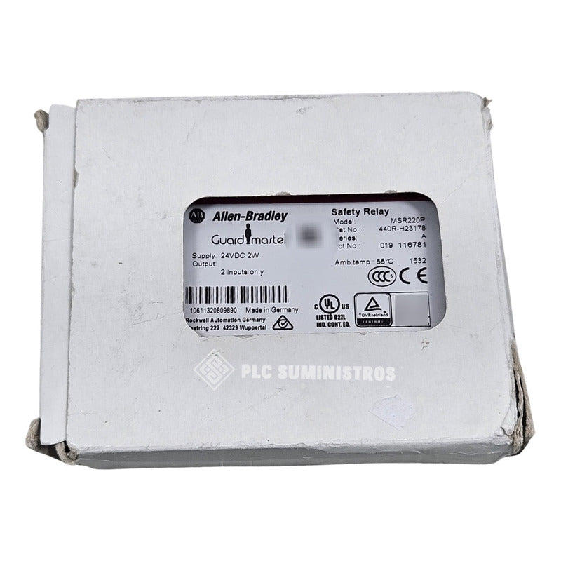 Allen Bradley 440r-h23178 Relé De Seguridad Msr220p
