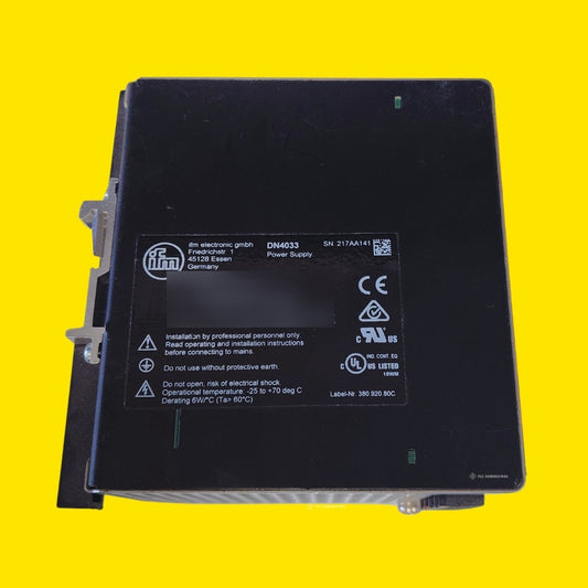 Ifm Dn4033 Power Supply 24 Vdc 10 Amp Input 3 Ac 380-480v