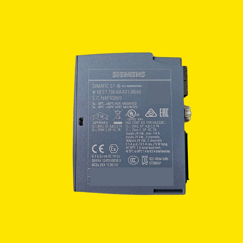 Siemens - Siemens 6es7 138-6aa01-0ba0 Module Nuevo