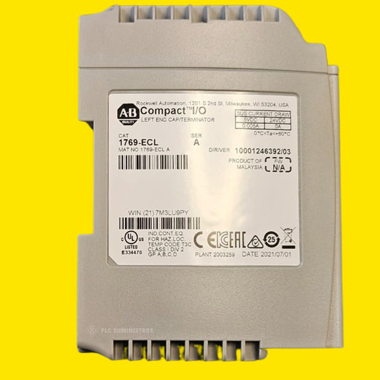Allen-bradley 1769-ecl Tapa Extremo Izquierdo